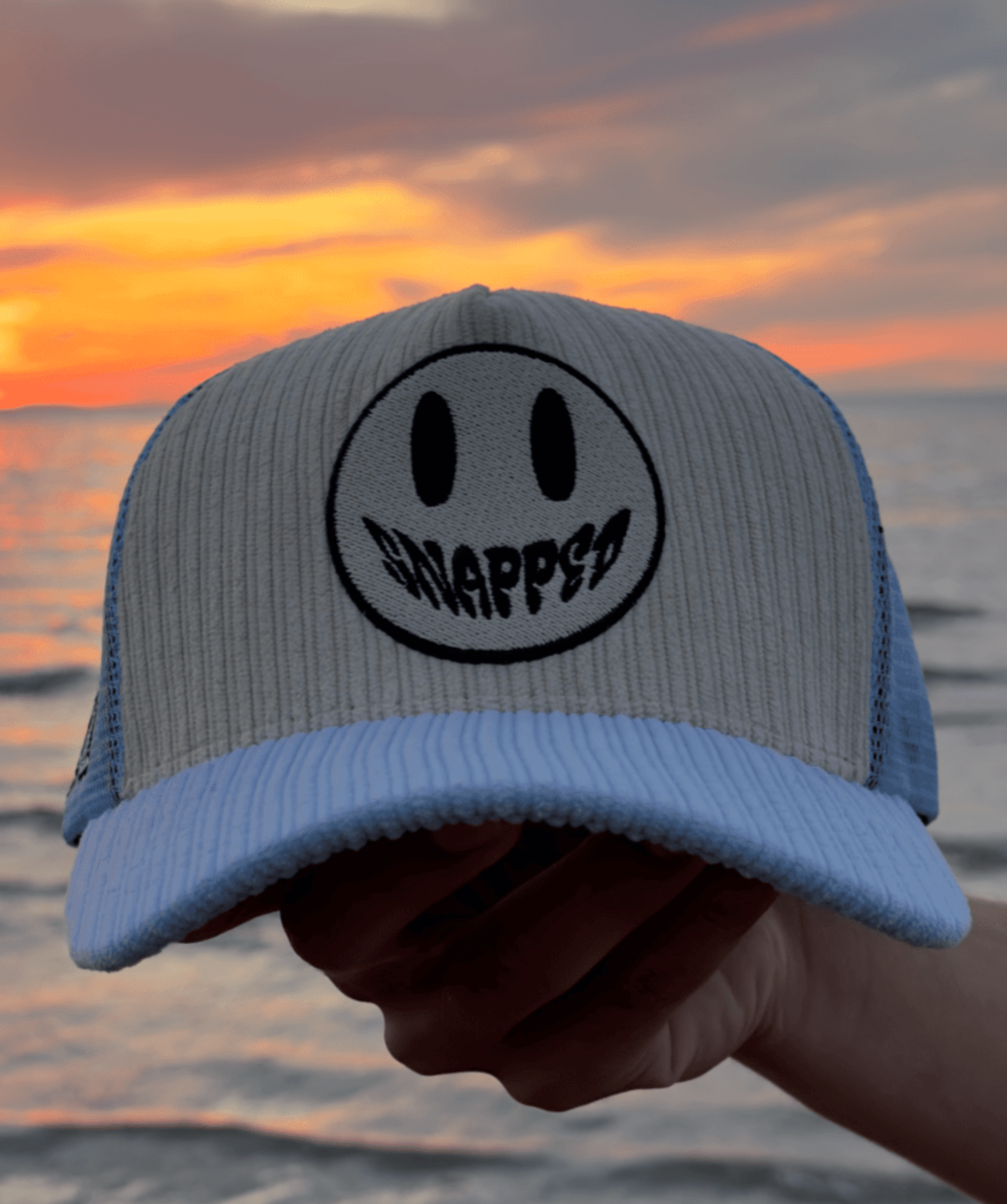 TRUCKER (BLUE/CREAM)